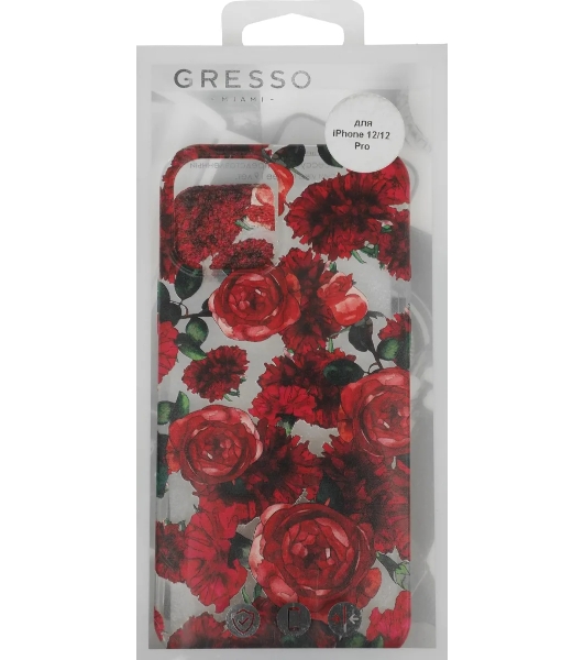 Чехол (клип-кейс) Gresso Air для Apple iPhone 12/12 Pro прозрачный/рисунок gr17aaae9067