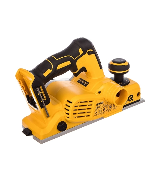 Аккумуляторный бесщеточный рубанок XR DeWalt DCP580N-XJ черный/желтый