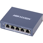 Коммутатор Hikvision DS-3E0505P-E, 4×1 Гбит/с PoE+ + 1×1 Гбит/с, неуправляемый, фото4