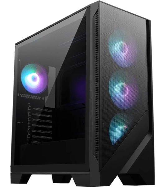 Компьютерный корпус MSI MAG FORGE 320R AIRFLOW, Global, 2xUSB 3.2 Gen 1, 4x120мм ARGb Fan, ESDARGb Control Board, Tempered