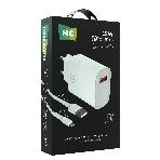 Сетевое зарядное устройство MORE CHOICE (4620202553423) NC09m 1USB 3.0A QC3.0 15W, белый, фото5