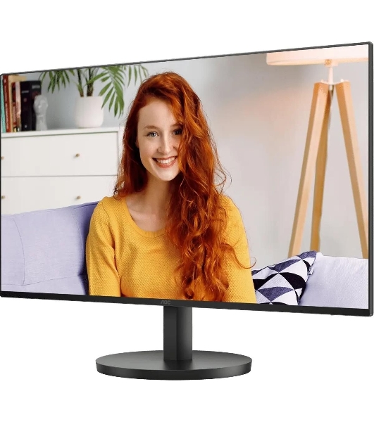 Монитор 27' AOC 27B3QA2 IPS 1920x1080, 120 Гц, 1 мс, 16:9, 250 кд/м², HDMI 1.4, DP 1.2, VGA, 3.5 Jack, динамики (2x2 Вт), черный