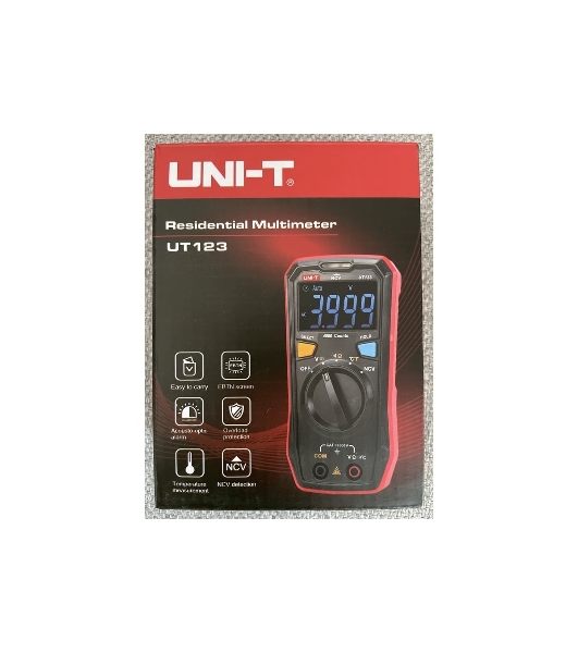 Мультиметр UNI-T UT123, 600В, 20МОм, карманный (0511237)