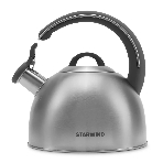 Чайник для плиты Starwind Chef Family 2.8 л, серебристый, металлический (SW-CH1106), фото 1