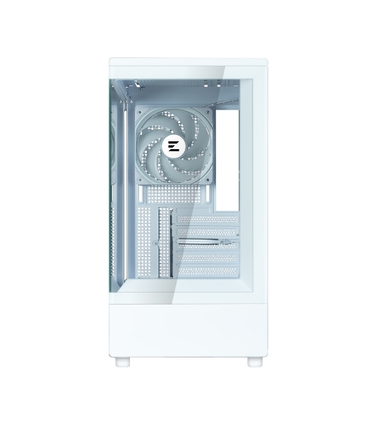 Компьютерный корпус ZALMAN P10, MATX, белый, WINDOW, 2x3.5', 3x2.5', 1xUSB TYPE-C, 1xUSB 3.0, REAR 1x120мм ARGb
