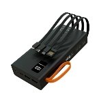 Портативный аккумулятор More choice (4620202550569) PB22-20 с кабелем 2USB 2.1A - 20000mAh черный, фото 1
