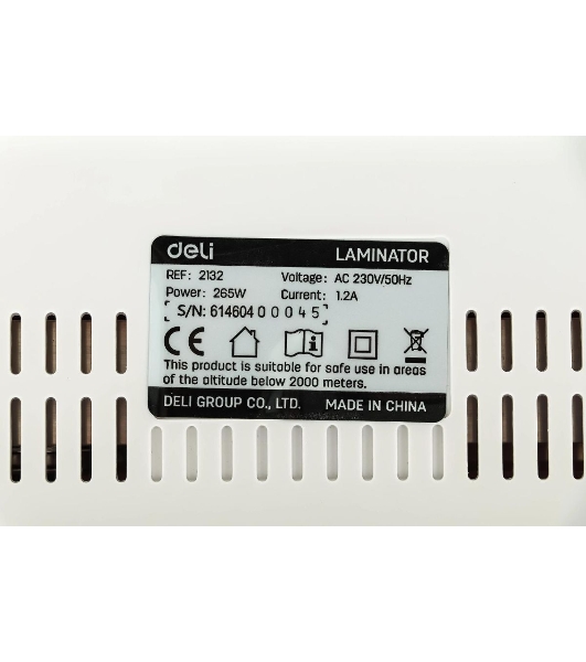 Ламинатор Deli E2132 A4 (70-100мкм) 22см/мин реверс