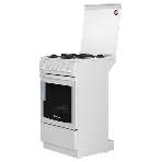 Плита комбинированная De Luxe 5040.20ГЭ (КР) ЧР белый, конфорок 4 шт, духовка 43 л, электроподжиг, 50 см x 85 см x 50 см, фото3