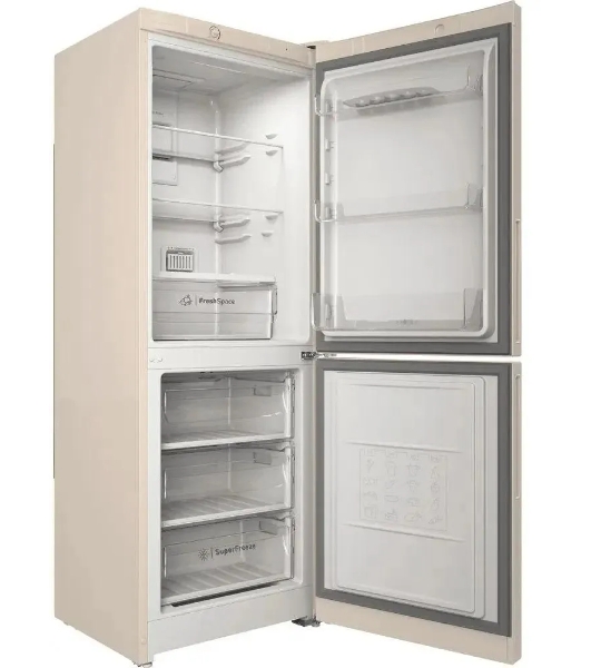 Холодильник Indesit ITR 4160 E бежевый двухкамерный 179/78л морозилка снизу