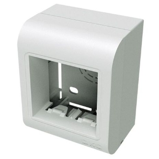 Коробка монтажная DKC PDM 10013 2x Mosaic белый упак:1шт