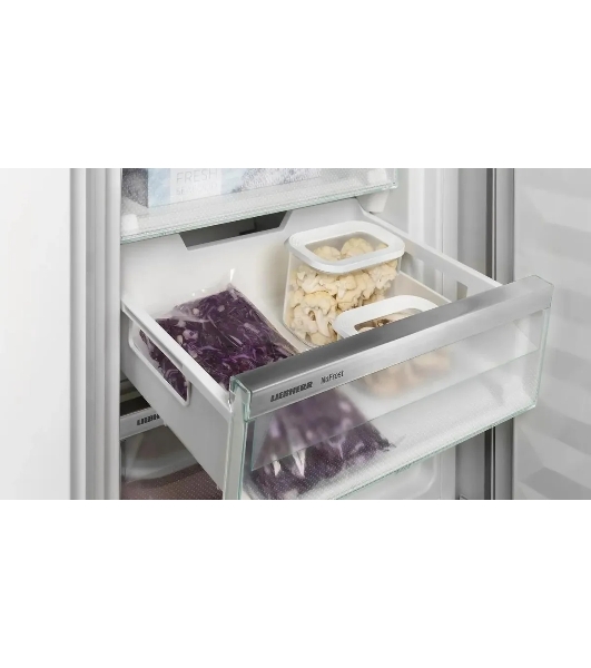 Встраиваемый холодильник Liebherr Pure, ниша 194 см, EasyFresh, МК NoFrost 3 контейнера, сенсорный дисплей Touch, door-on-door.