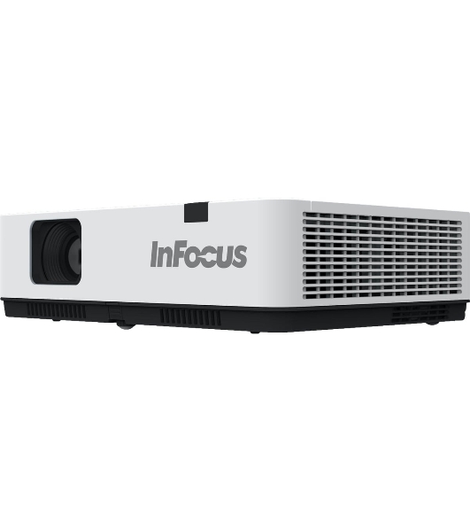 Проектор INFOCUS IN1049 3LCD, 5000 lm, WUXGA, 1.371.65:1, 50000:1, (Full 3D), 16W, 2хHDMI 1.4b, VGA in, CompositeIN, 3,5 мм audio IN, RCAx2 IN, USB-A, VGA out, 3,5 audio OUT, RS232, Mini USB B serv, RJ45, 3,3 кг