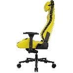 Кресло Knight Craft Dragon желтый, экокожа, 120 кг, механизм качания, фото4