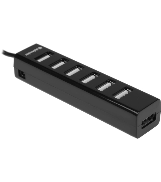 USB-концентратор Defender Quadro Swift, USB 2.0, USB 7 портов, USB