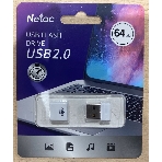 Флешка USB Netac U116 (NT03U116N-064G-20WH), 64Gb, USB 2.0, R/W 70/30, белый, фото2