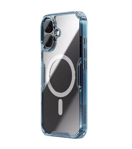 Чехол Nature TPU Pro Magnetic Case, синий, (AP iP16)