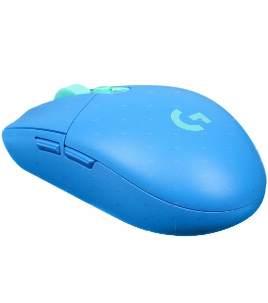 Мышь беспроводная Logitech G304 Lightspeed синий, 12000 dpi, радиоканал, USB, кнопки - 6