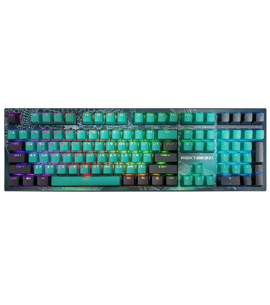 Клавиатура Raskat KM002 UV проводная, USB Type-A, зелёный (UV)
