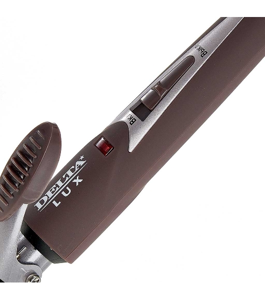Щипцы для завивки волос DELTA LUX DL-0630 коричневый, 19 мм, 180 °C, 1 режим