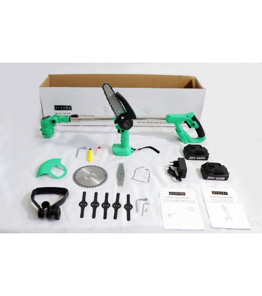 Набор аккумуляторного инструмента ZITREK (GreenCut 20, GreenSaw 20 Extra Power) 2 в 1, 2х2.0Ач