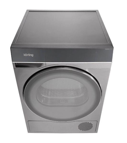 Сушильная машина Korting KD 69IHP10 An антрацит, 10 кг, сушка - конденсационная, программ - 12, 59.5 x 85 x 62.7 см