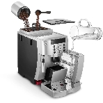 Кофемашина автоматическая DeLonghi ECAM 22.110.SB серебристый, исп. кофе - молотый/зерновой, 1.8 л, 1450 Вт, 15 Бар., фото2