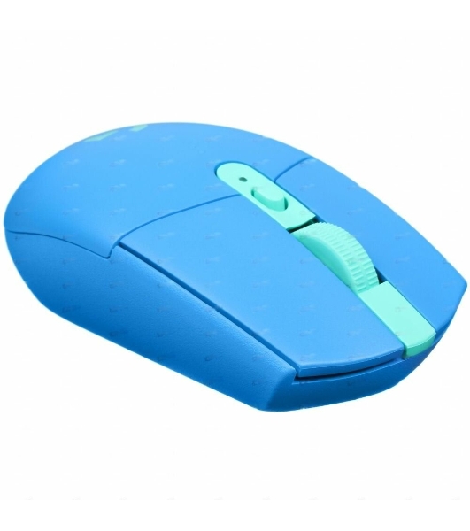 Мышь беспроводная Logitech G304 Lightspeed синий, 12000 dpi, радиоканал, USB, кнопки - 6
