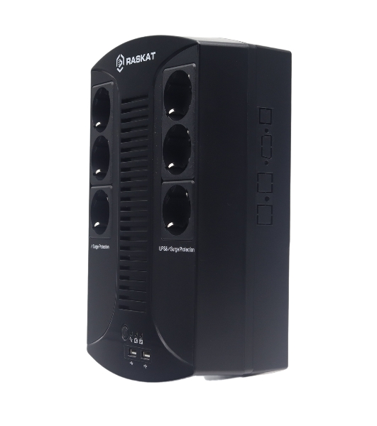 Источник бесперебойного питания (ИБП) Raskat VS-650VA 650VA, 390Вт, 6хCEE 7