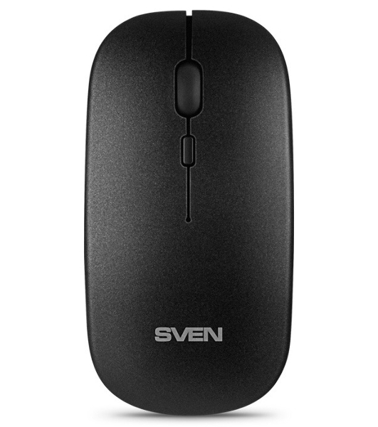 Мышь беспроводная SVEN RX-565SW темно-серый, 1600 dpi, радиоканал, USB, кнопки - 4