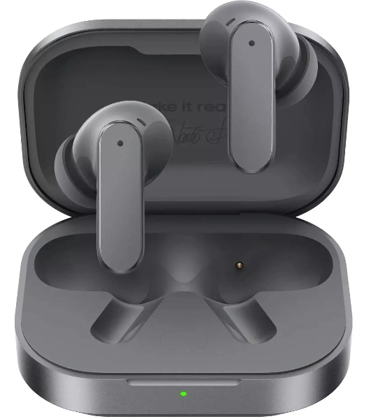 Наушники TWS Realme Buds Air 8 темно-серый, внутриканальные, Bluetooth, активное шумоподавление, до 10 ч