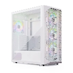 Компьютерный корпус ABR Quantum белый (1хUSB Type-C, 2хUSB 2.0, HD Audio, 4xRGb Fan, ATX, E-ATX), фото 1