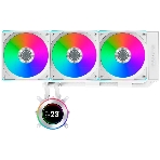 Система жидкостного охлаждения Lian-Li HydroShift II LCD-C 360CL ARGB Soc-AM5/AM4/1700/1851 белый 4-pin 31dB Al+Cu LCD Ret (G89.GHS2LCD36RW.R0), фото3