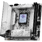 Материнская плата MSI MPG B860I EDGE TI WIFI, LGA 1851, Intel B860, 2xDDR5 (до 128 ГБ), 2xSATA, 2xM.2 (1xPCIe 5.0, 1xPCIe 4.0/SATA), 1xPCIe 5.0 x16, 1xHDMI, 1x5Gb LAN, Wi-Fi 7, Bluetooth 5.4, 1xUSB-C 40Gbps (Thunderbolt 4), 1xUSB-C 10Gbps, 1xUSB-A 10Gbps, 4xUSB-A 5Gbps, 2xUSB-A 2.0, 3x3.5 мм + S/PDIF оптический, 7.1, белый/серебристый, Mini-ITX, фото4