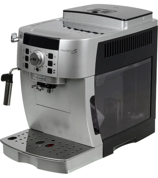 Кофемашина автоматическая DeLonghi ECAM 22.110.SB серебристый, исп. кофе - молотый/зерновой, 1.8 л, 1450 Вт, 15 Бар.