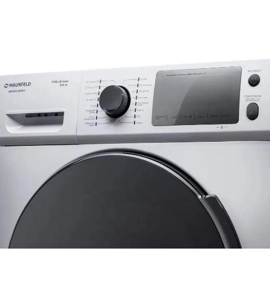 Стиральная машина Maunfeld MFWM1586WH белый, загрузка фронтальная 8 кг, 1500 об/мин., класс: А+++