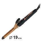 Щипцы для завивки волос DELTA LUX DL-0630 черный/бронзовый, 19 мм, 180 °C, 1 режим, фото 1