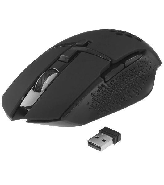 Мышь беспроводная Defender Glory GM-514 черный, 3200 dpi, радиоканал, USB, кнопки - 7