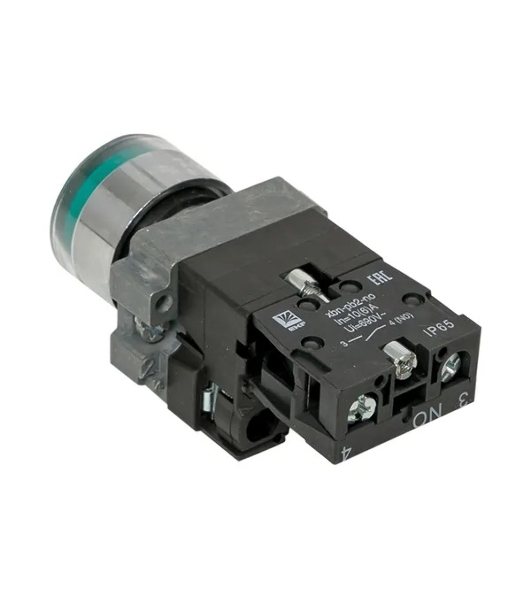 Кнопка BA31 с подсветкой 230В зел. NO IP65 PROxima EKF xb2-bw31-230-65