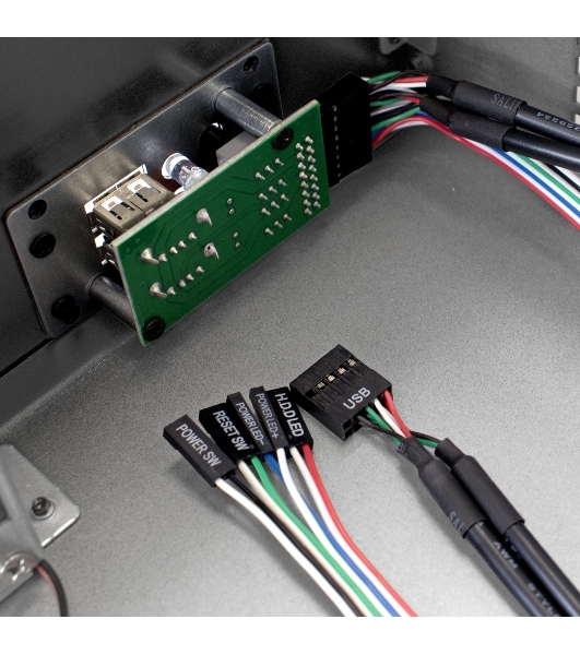 Серверный корпус ExeGate Pro 2U450-03 (RM 19', высота 2U, глубина 450, без БП, USB)