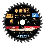 Пильный диск по дереву Denzel ф150 х 20 мм, 36 зубов 733027, фото 1