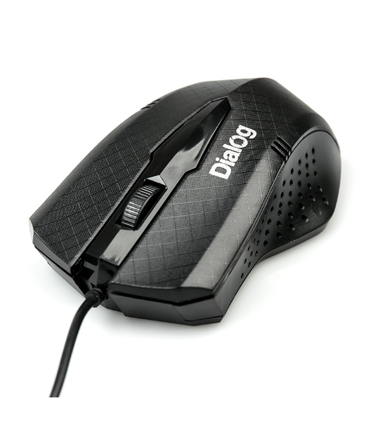 Мышь проводная Dialog Pointer MOP-09U черный, 800 dpi, USB, кнопки - 3