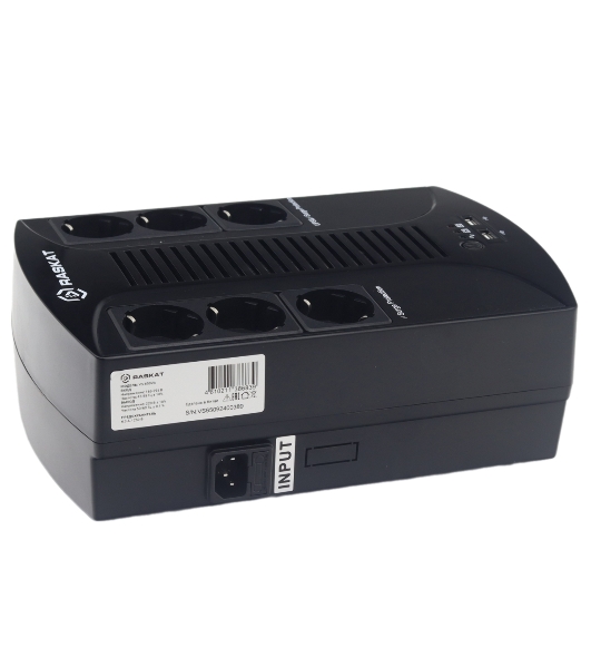 Источник бесперебойного питания (ИБП) Raskat VS-650VA 650VA, 390Вт, 6хCEE 7