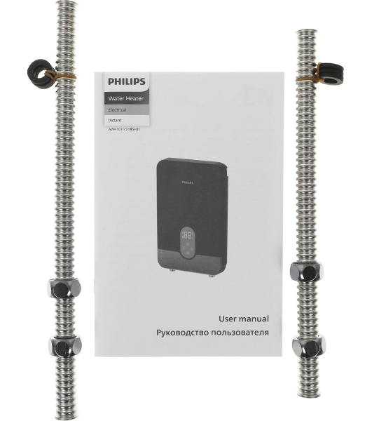 Водонагреватель электрический Philips AWH1011/51(85HB) серый, проточный, 4,5 л/мин, 8,5 кВт