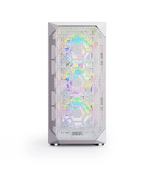 Компьютерный корпус ABR Quantum белый (1хUSB Type-C, 2хUSB 2.0, HD Audio, 4xRGb Fan, ATX, E-ATX)