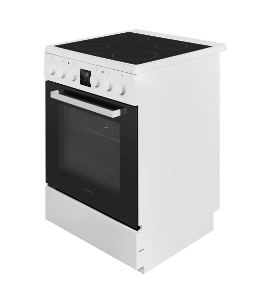 Плита электрическая Maunfeld MEC67CW08TD белый, конфорок 4 шт, духовка 59 л, 60 см x 85 см x 60 см