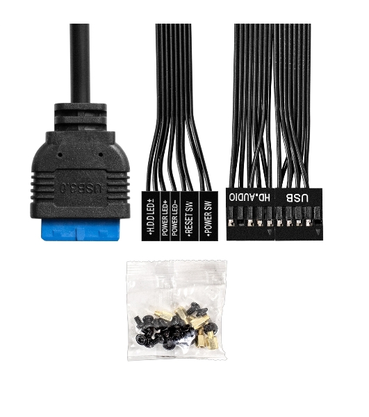 Компьютерный корпус Desktop ExeGate MI-302U-350 (mATX/mini-ITX, TPS350 8см, 1хUSB+1хUSB 3.0, HD аудио, черный)
