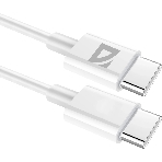 Кабель Defender USB F182 TypeC-TypeC 1м, 30 Вт, PD,TPE,белый, фото3