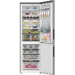 Холодильник Haier C2F636CXMVU1 нержавеющая сталь двухкамерный 256/108 л морозилка снизу, No Frost, фото4