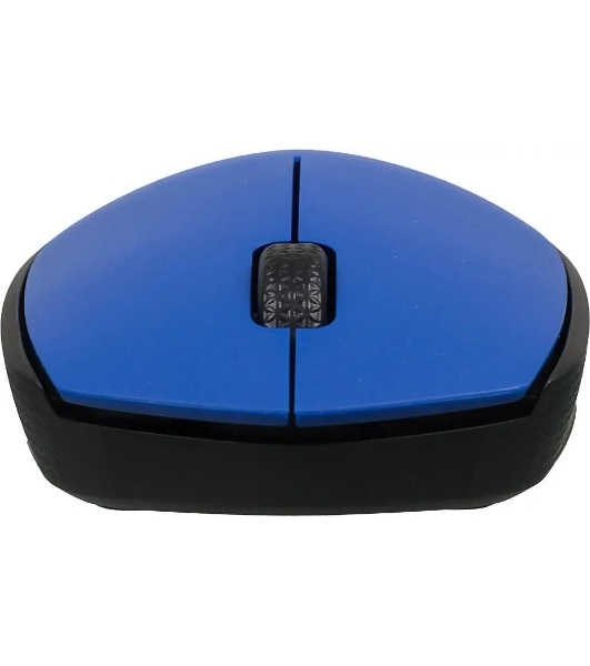Мышь беспроводная Logitech M171 синий, 1000 dpi, радиоканал, USB, кнопки - 3