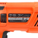 Перфоратор Patriot RH 263, SDS-plus, 880 Вт, 2,9 Дж, от сети, фото10